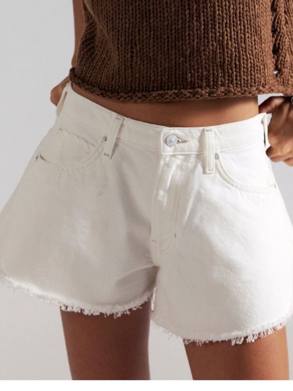 WE THE FREE FLARE CUT OFF SHORTS- size 27